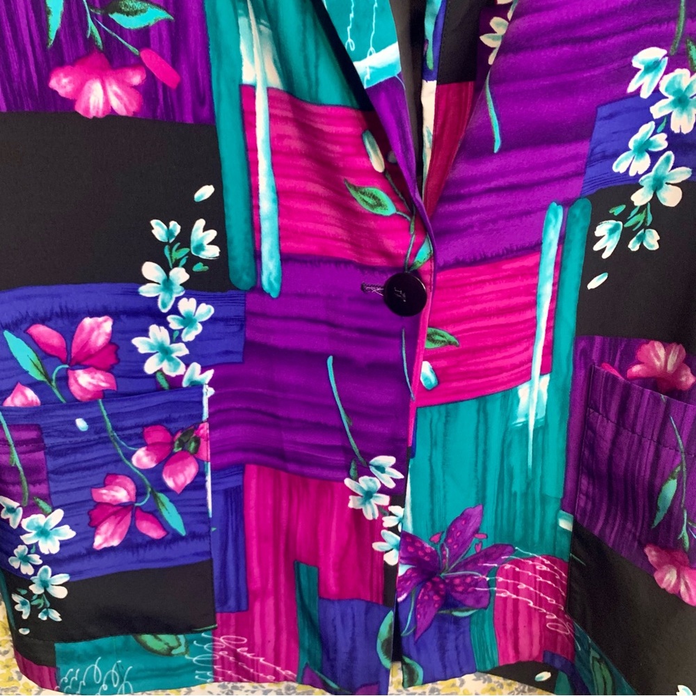 Vintage 80's/90's Maximalist Willow Ridge Blazer With… Gem